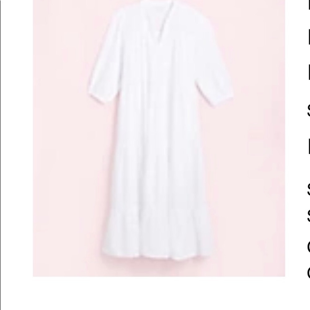 NWT Lou & Grey White Pocket Tiered Maxi Dress